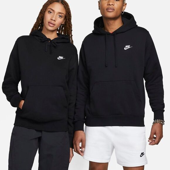 Nike Sportswear Club Fleece Pullover Hoodie Size Medium‎ in Black NWT in packag - Picture 5 of 9